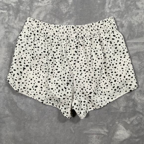 Vuori Clementine Shorts Medium Lined Animal Print Athleisure Running Stretch - Picture 2 of 8